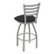 Holland Bar Stool Co 30" Swivel Bar Stool, Nickel Finish, Graph Anchor Seat 41030AN014 - alternate 3